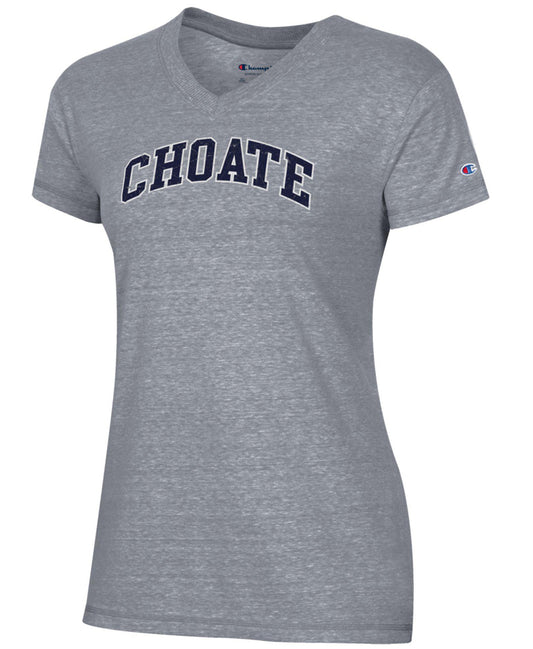Champion® Women's Tri-Blend V-Neck Tee