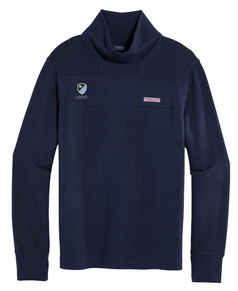 Vineyard Vines Womens Dreamcloth® Funnel-Neck Shep Shirt®
