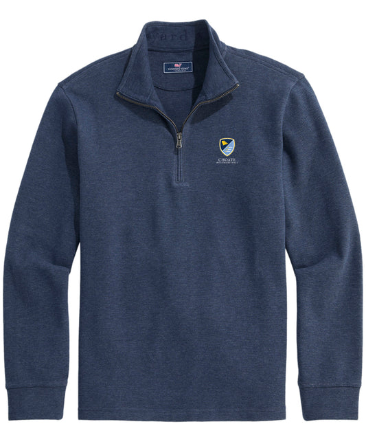 Vineyard Vines Mens Solid Saltwater Quarter-Zip