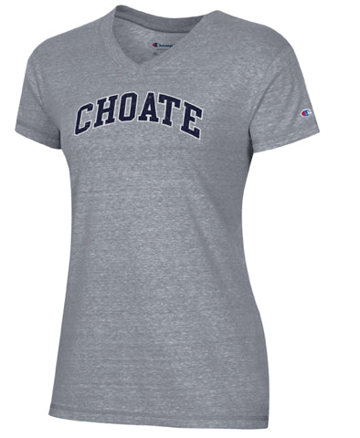 Champion® Women's Tri-Blend V-Neck Tee