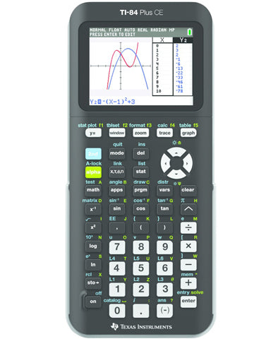 Texas Instruments TI-84 Plus CE Color Graphing Calculator, Black